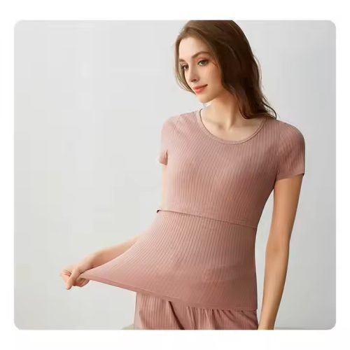 Cotton Nursing Pajama Set