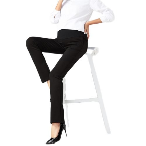 Maternity Work Trousers with Adjustable Fit
