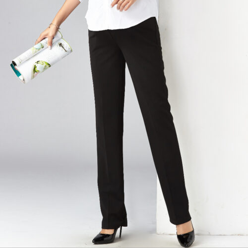 Maternity Work Trousers with Adjustable Fit