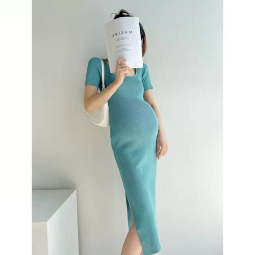 Fitted Pregnancy Dress – Stylish & Comfortable